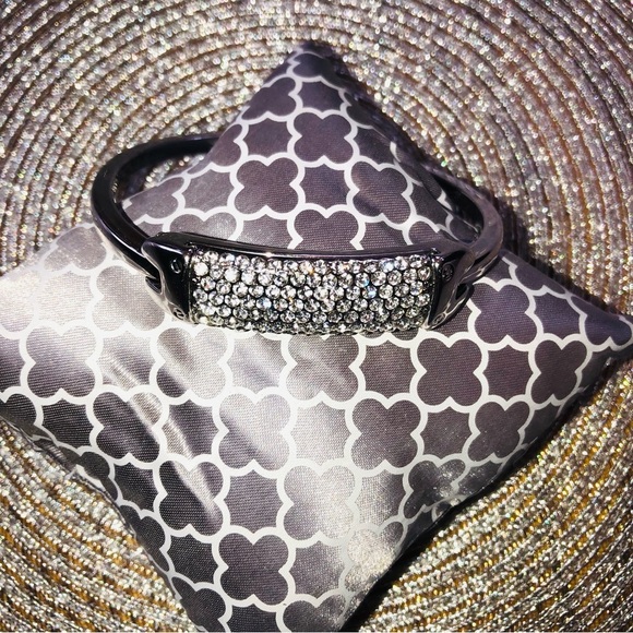 Park Lane Rave Bracelet Clear Swarovski Crystals Plus size Bangle - Picture 9 of 15